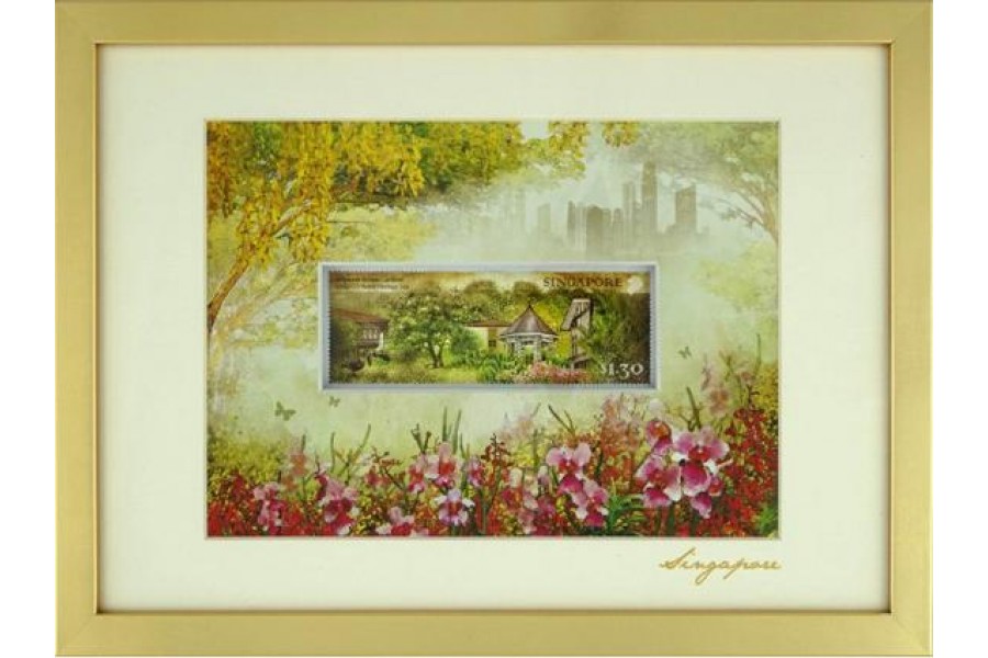 City in A Garden Collection - Singapore Orchids Art Print