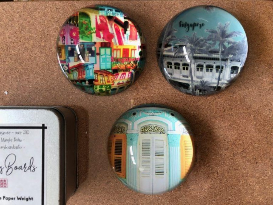 Shophouse Pastel Paperweight