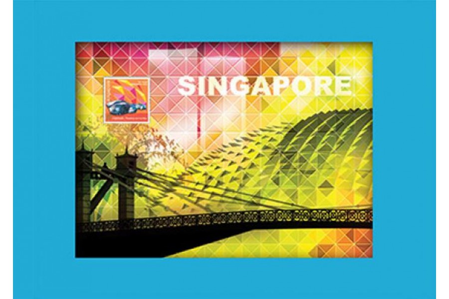 Iconic Landmark Collection - Cavenagh Bridge & Esplanade Print