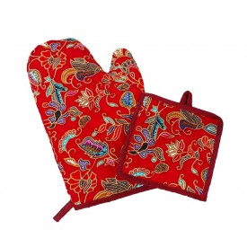 Batik Oven Mitts