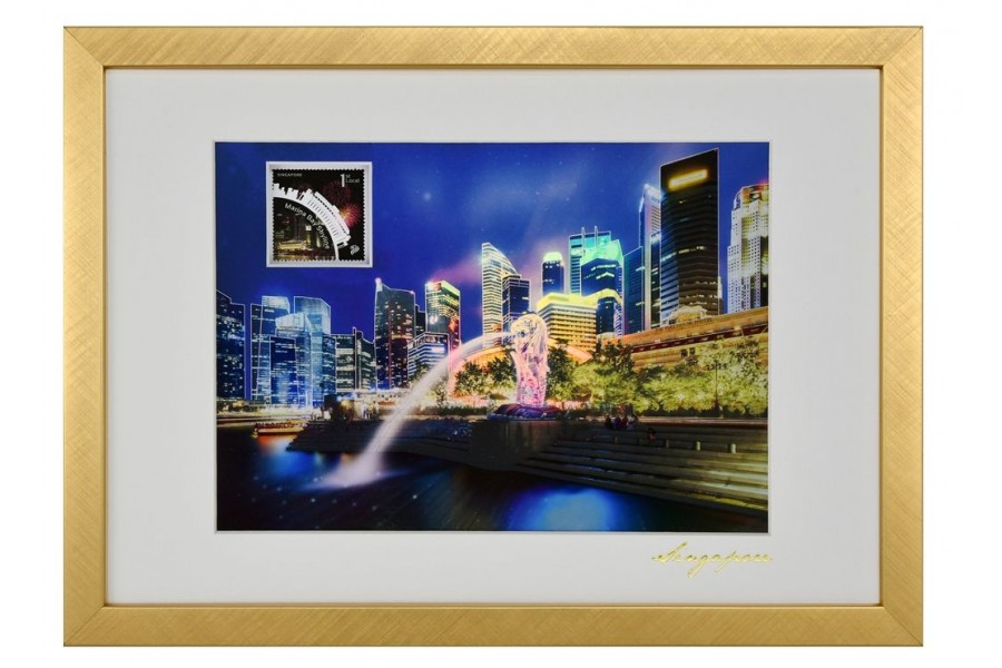 Iconic Landmarks of Singapore Collection II - Merlion Artprint